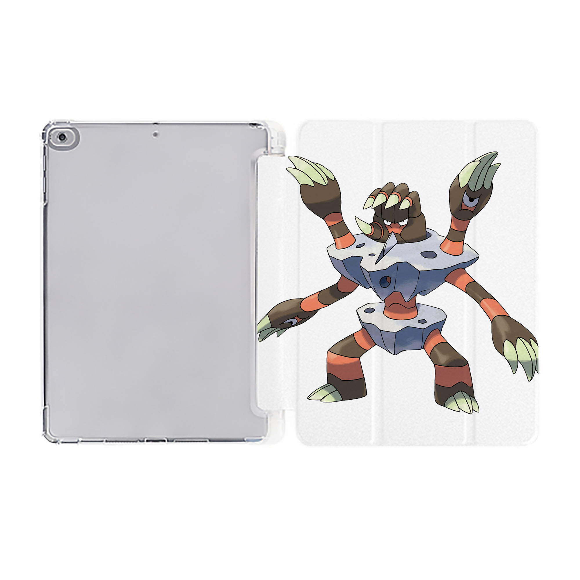 （画像用） ポケットモンスター Pokémon IPad ケース ペン収納付き 三つ折りスタンド PUレザー×シリコン 対応機種9.5/10.5/10.9インチ